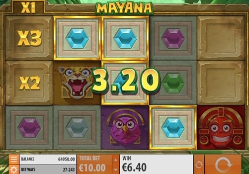 Автомат Mayana - выигрышная комбинация символов Выигрышная комбинация символов в автомате Mayana