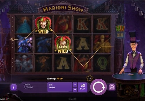 Игровой аппарат Marioni Show - дикие символы Дикие символы игрового аппарата Marioni Show