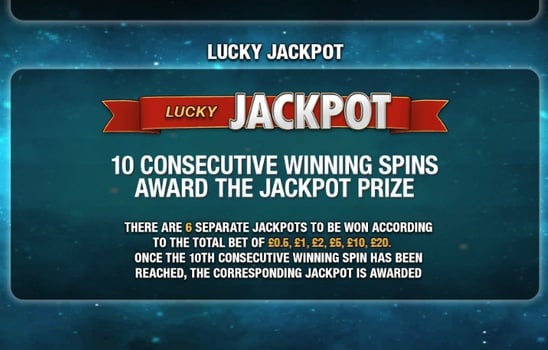 Игровой аппарат Streak of Luck - джекпот Джекпот в игровом аппарате Streak of Luck
