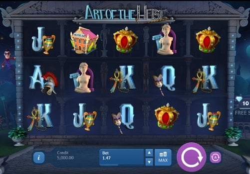 Игровые автоматы на реальные деньги с выводом - Art of the Heist Игровые автоматы на реальные деньги с выводом - Art of the Heist