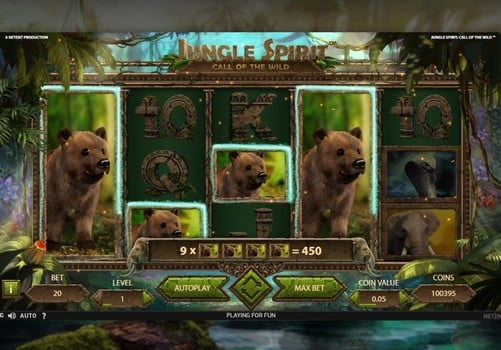 Онлайн слот Jungle Spirit Call of the Wild - выигрышная комбинация Выигрышная комбинация в онлайн слоте Jungle Spirit Call of the Wild
