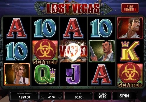 Слот Lost Vegas - символы разброса Символы разброса в слоте Lost Vegas