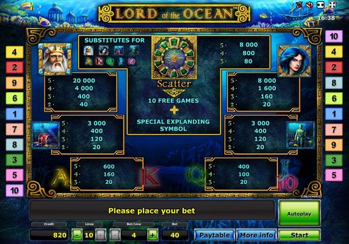 Играть в автомат Lord of The Ocean онлайн на реальные деньги Играть в автомат Lord of The Ocean онлайн на реальные деньги